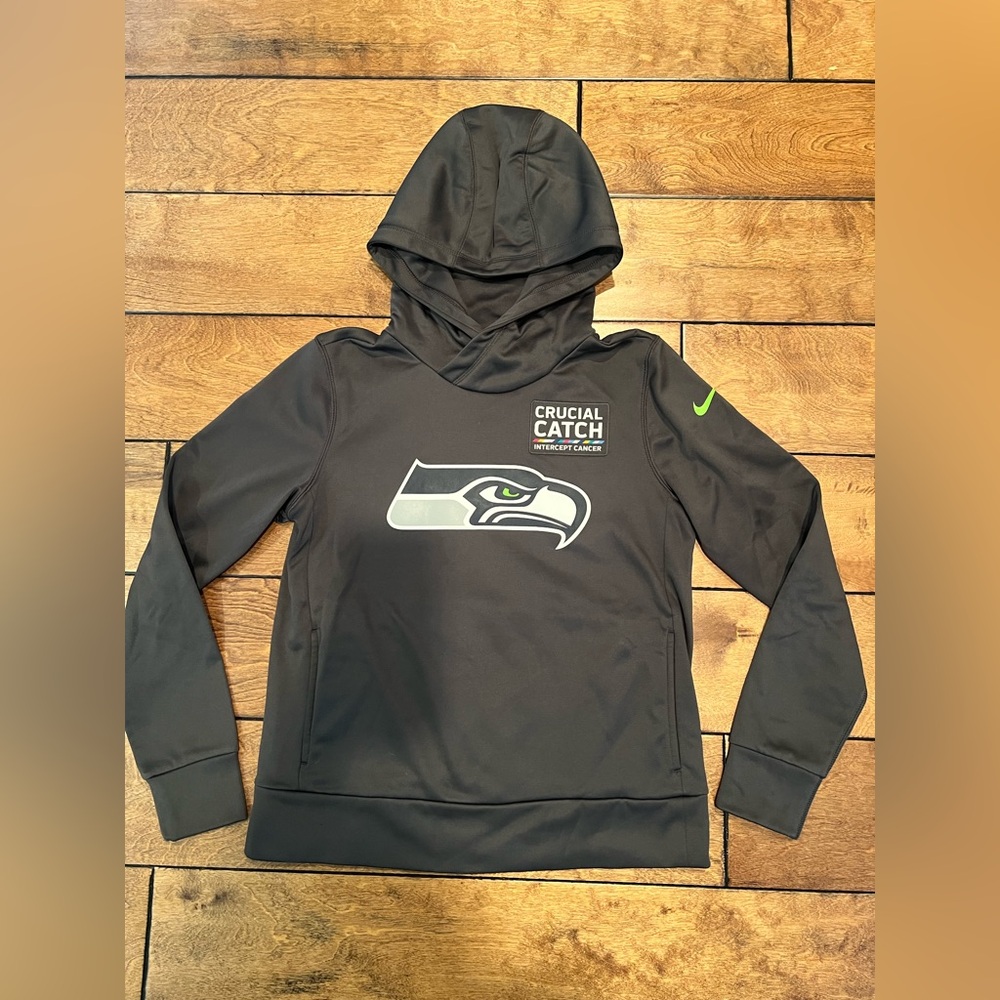 Seattle Seahawks Crucial Catch Womens Hoodie